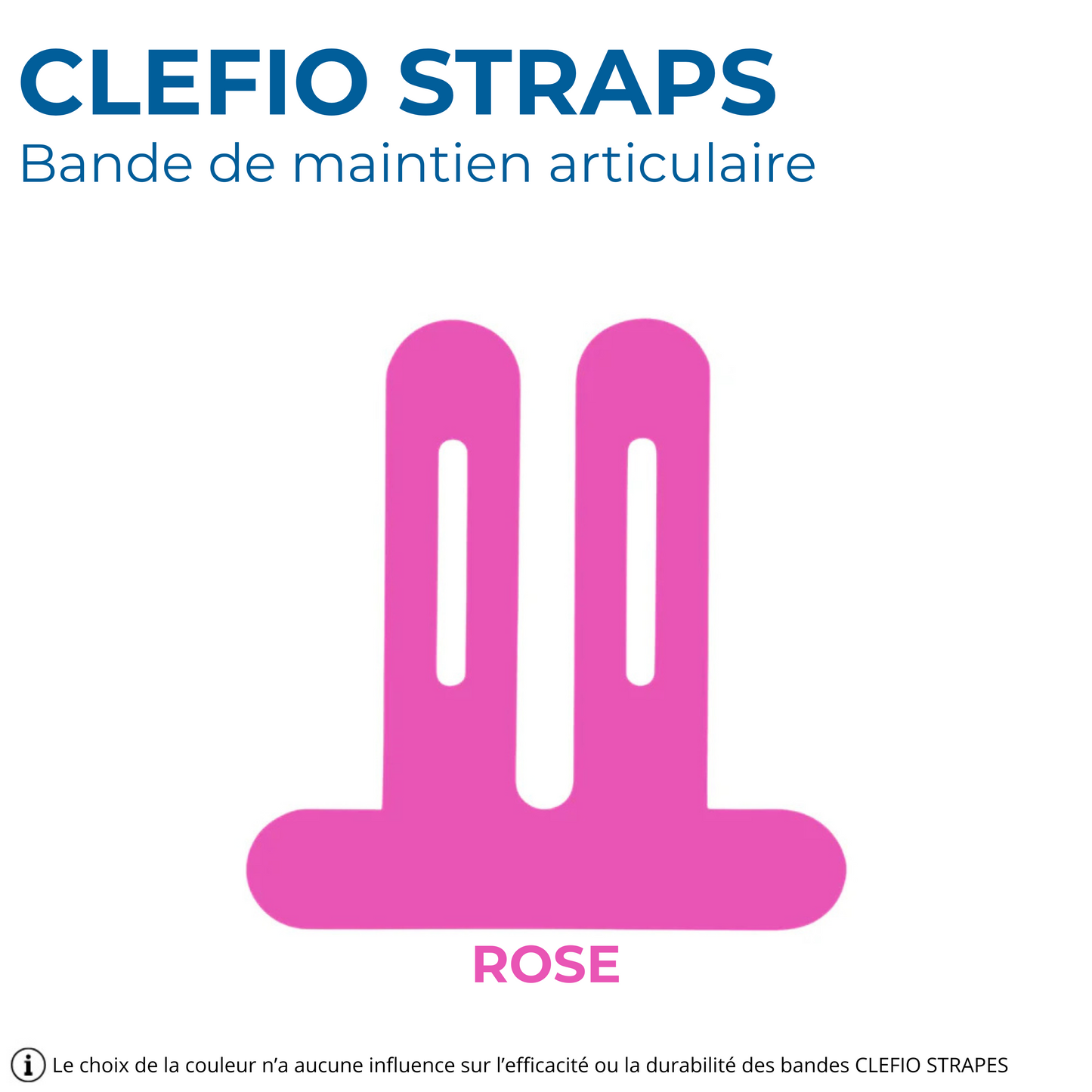 CLEFIO STRAPS™ – Strap genou prédécoupé