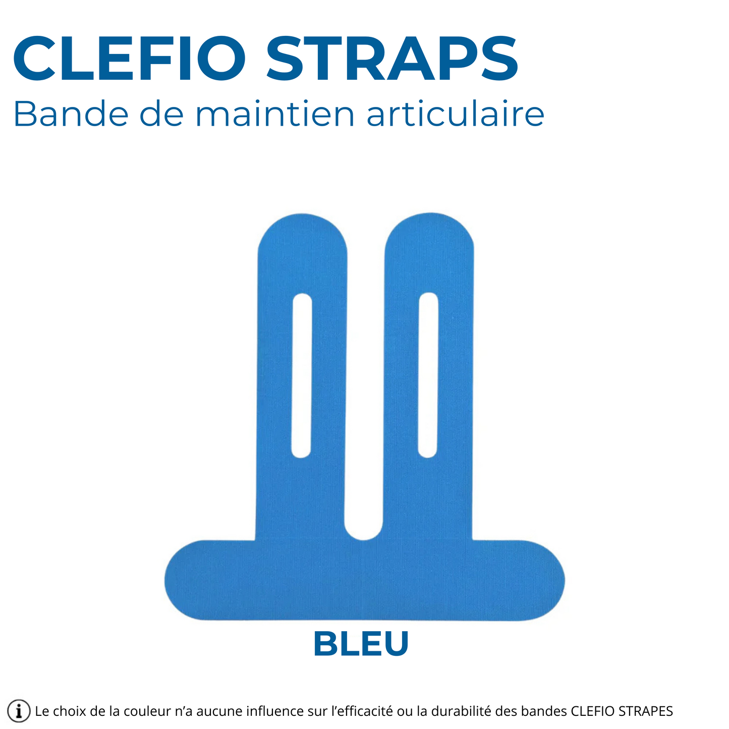 CLEFIO STRAPS™ – Strap genou prédécoupé