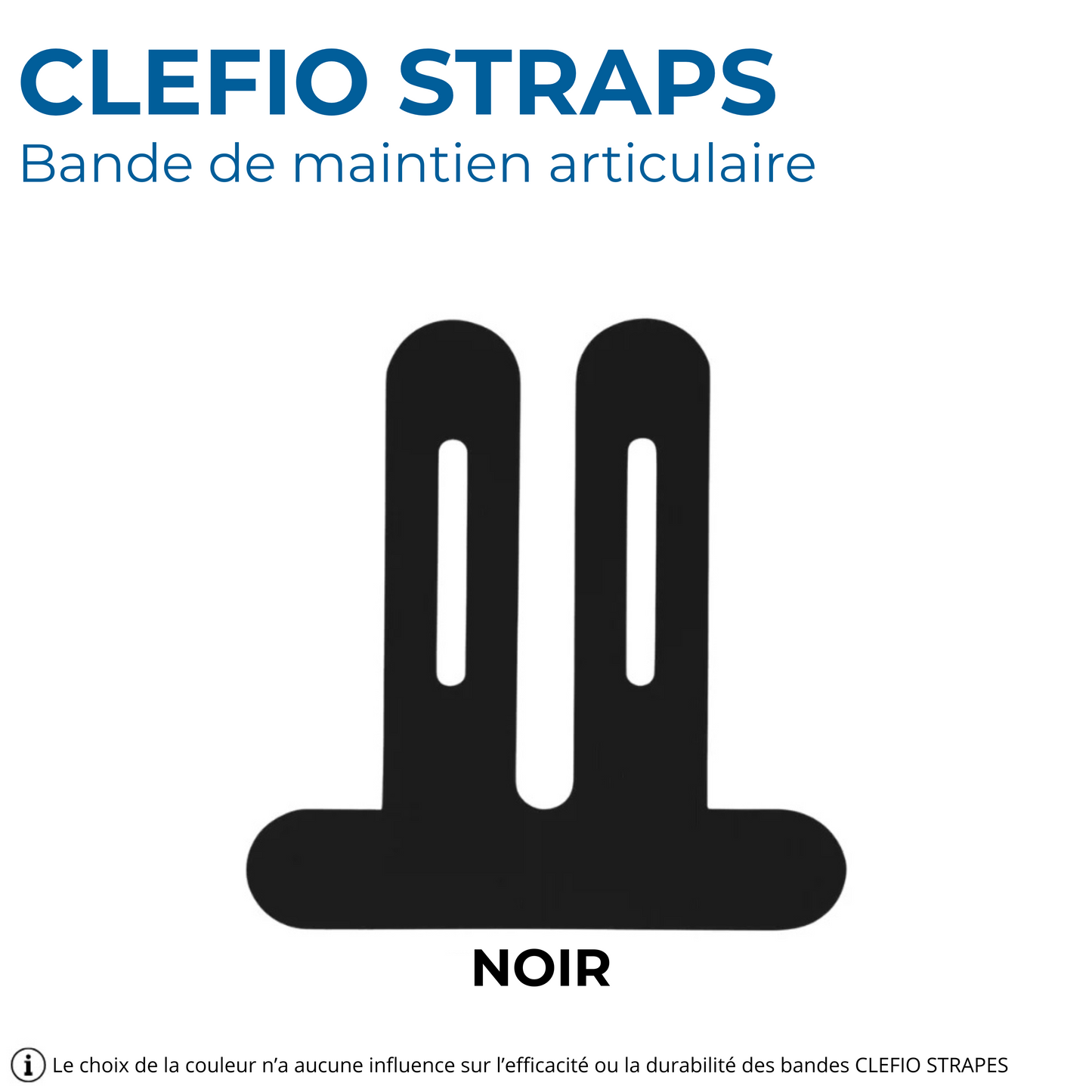 CLEFIO STRAPS™ – Strap genou prédécoupé