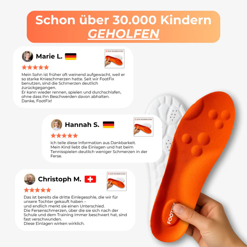 Clefio Step+ - Massage Schuhsohlen für Kinder