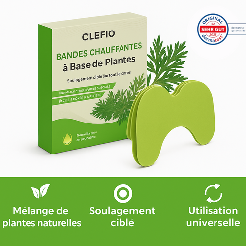 Bandes chauffantes à base de plantes